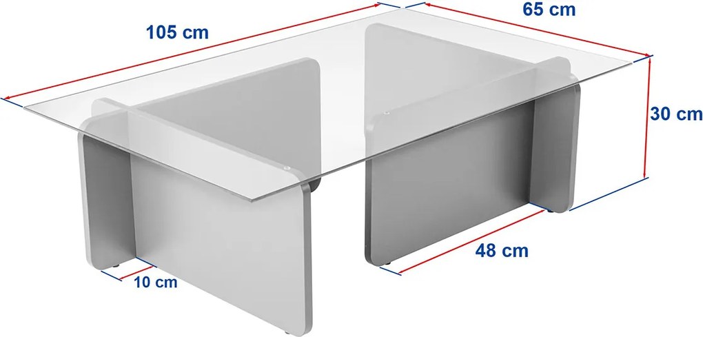 Măsuță de cafea Flavio Atlantic Pine
