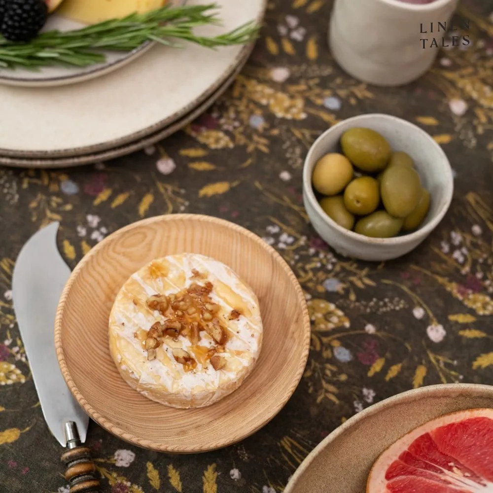 Napron de masă din in 40x150 cm Woodland – Linen Tales