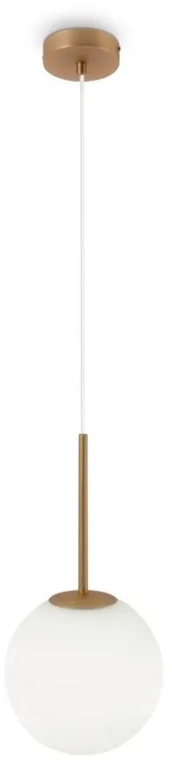 Lustra, Pendul design modern Basic form auriu, diametru 20cm