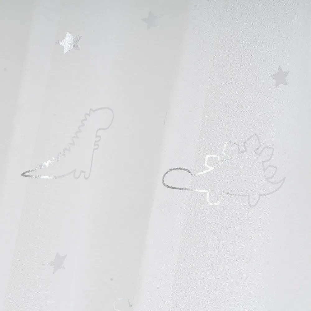 Perdea albă-argintie 140x260 cm Dinos – Casa Selección