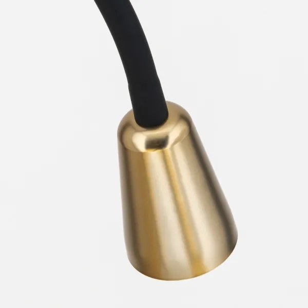 Orion - Lampă de podea flexibilă DOTTY 1xGU10/10W/230V negru/alamă