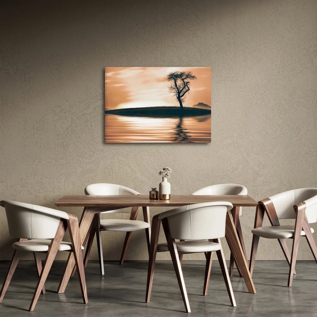 Tablou - Copaci pe insulă (70x50 cm)
