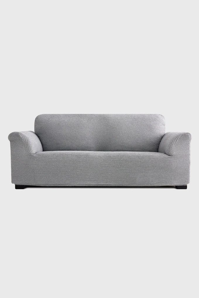 Husă pentru canapea cu două locuri Milos gri deschis gri-inchis 130-180 cm
