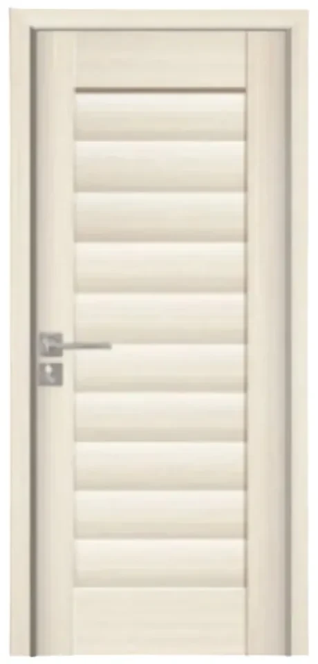 Usa Interior din MDF Novo Doors ND01 LUX PREMIUM, Cadru din Lemn Masiv, KIT COMPLET, Toc Reglabil de 10 CM INCLUS, Plinta pe Ambele Parti (Culoare: