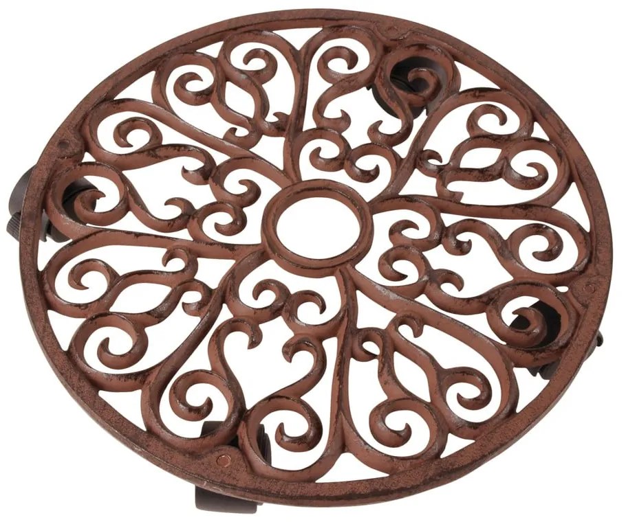 Bază mobilă pentru ghiveci din metal ø 34,5 cm Ornament – Esschert Design