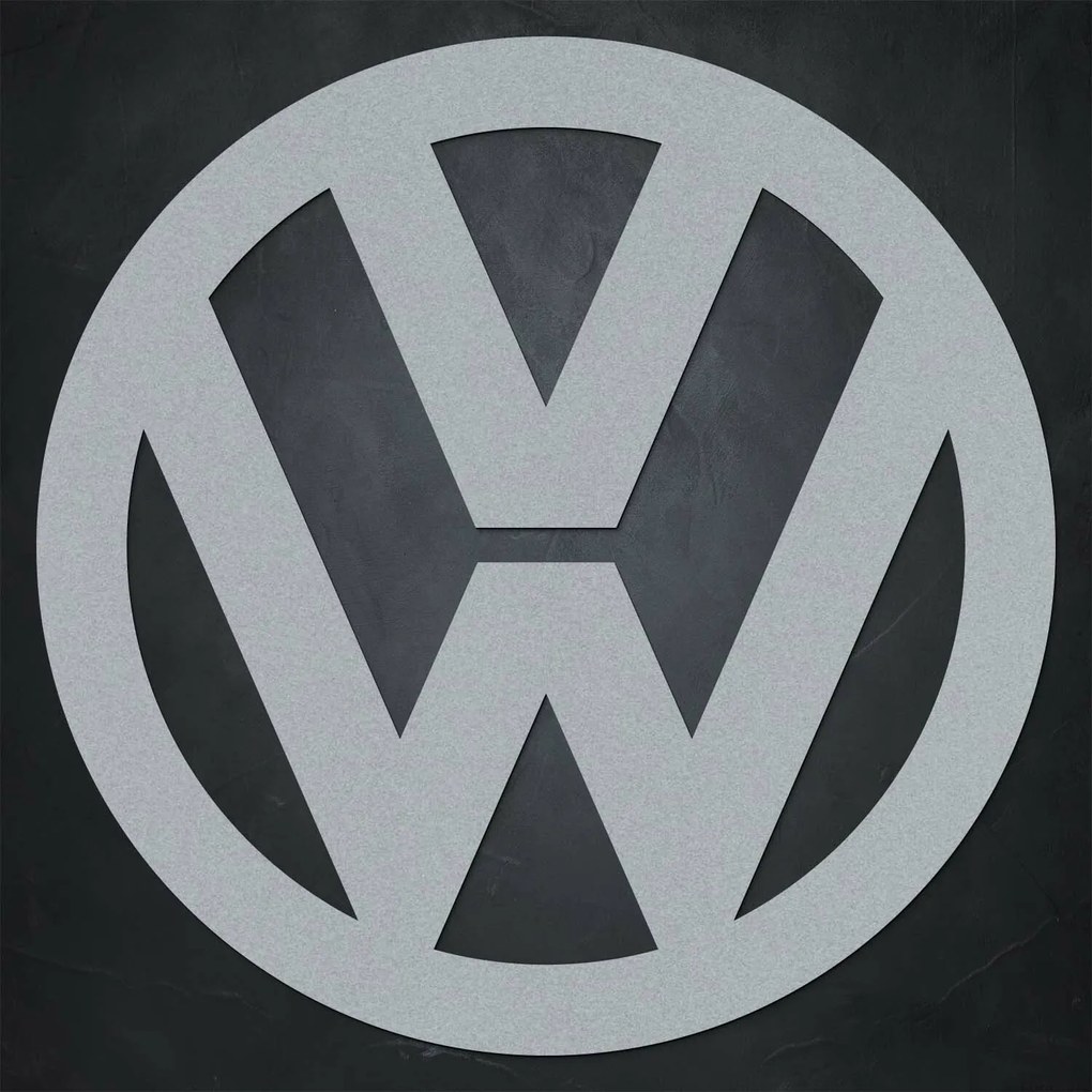 DUBLEZ | Tablou din lemn - Sigla Volkswagen