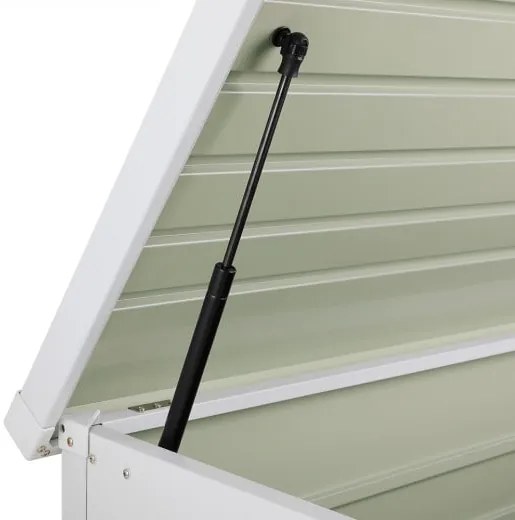 Deuba Cutie de depozitare metalica 120x62x63 cm - alba
