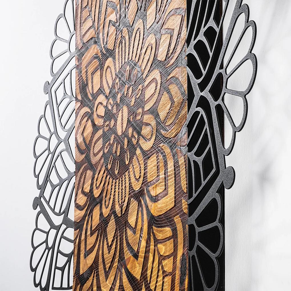 Accesoriu decorativ de perete din lemn Mandala 2