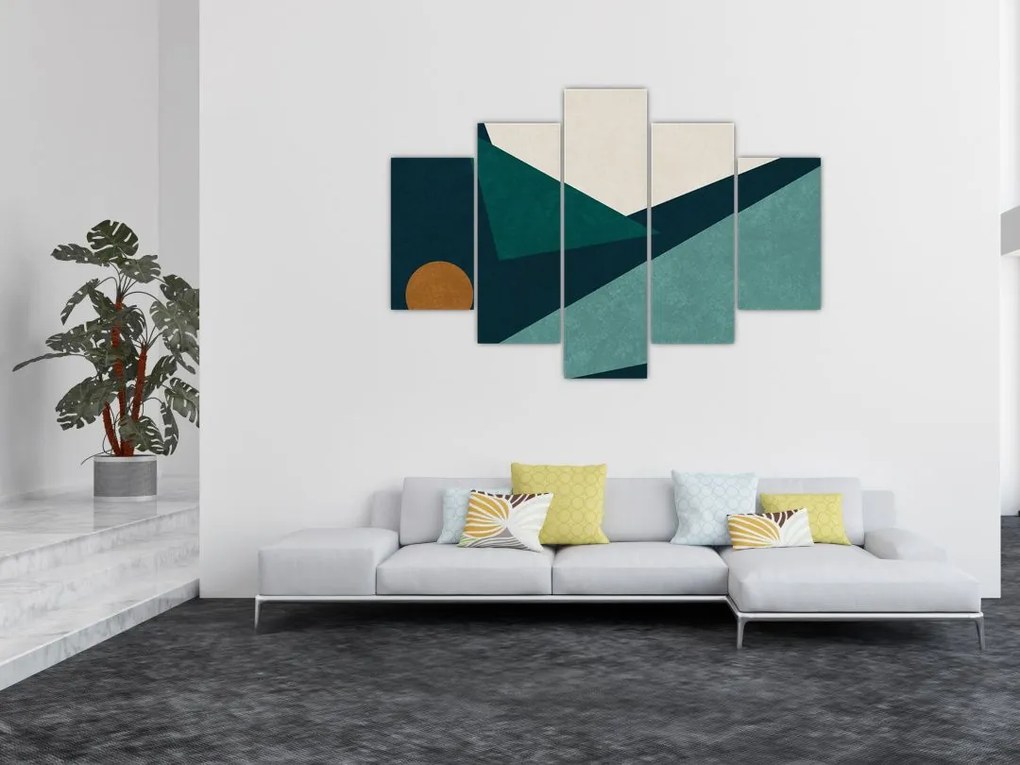Tablou - Abstract cubic (150x105 cm)