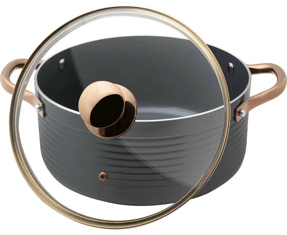 Oală cu capac Lamart LT1241 Orro diametru 24cm, diam. 24 cm