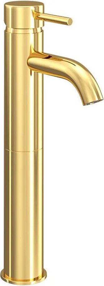 Baterie pentru lavoar DRAGOR, 29 cm, alamă lucioasă