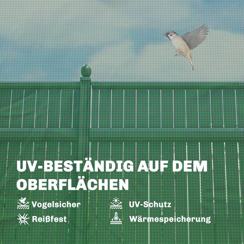 Outsunny Pop Up Seră aprox. 200x300x270 cm pliabilă din folie cu acoperiș în șarpantă, uși și ferestre cu fermoar | Aosom Romania