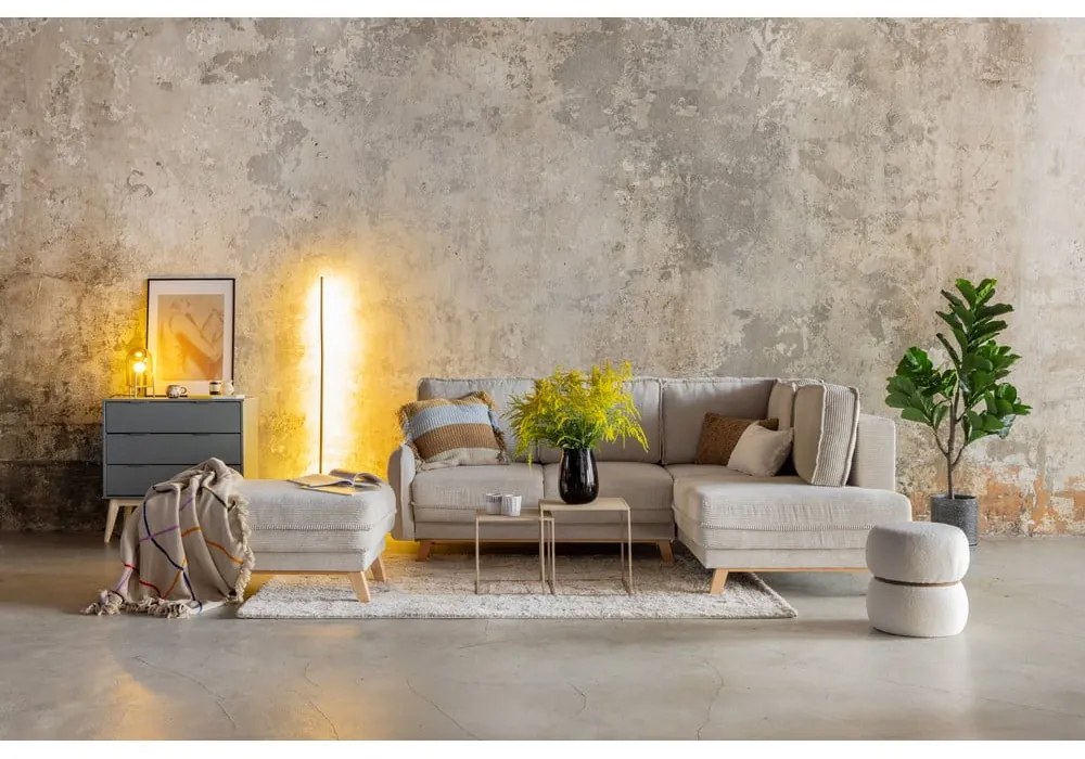 Covor crem 140x200 cm Routa – Universal