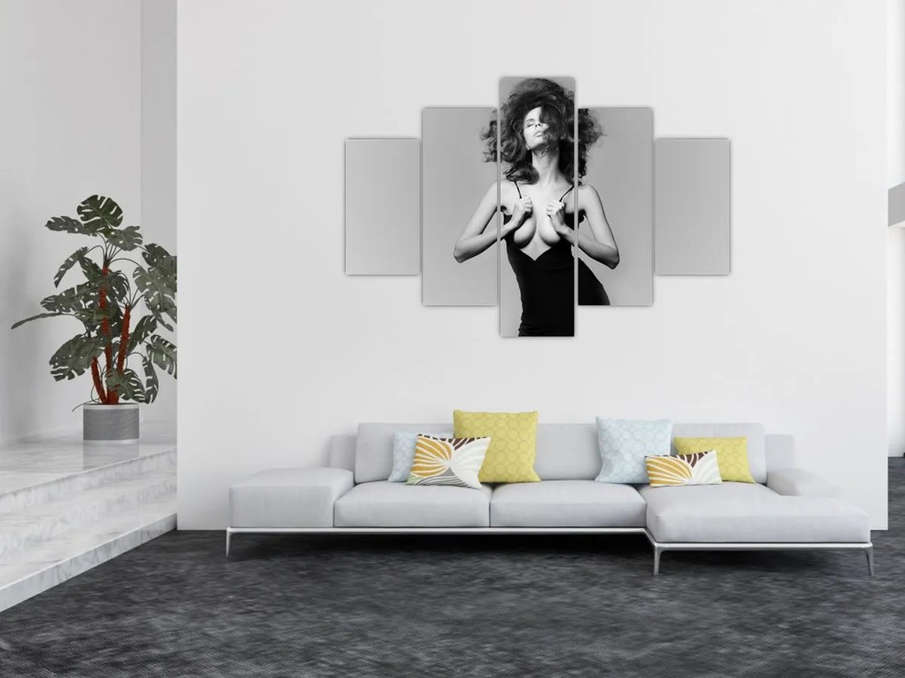 Tablou - Femeia în negru (150x105 cm)