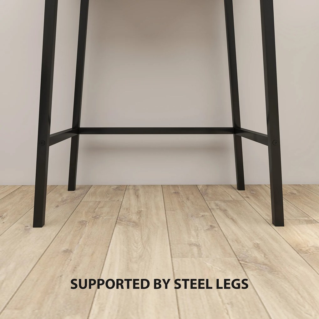 HOMCOM Masă de Machiaj cu Oglindă Pliabilă și 16 Compartimente Lemn și Oțel | Aosom Romania