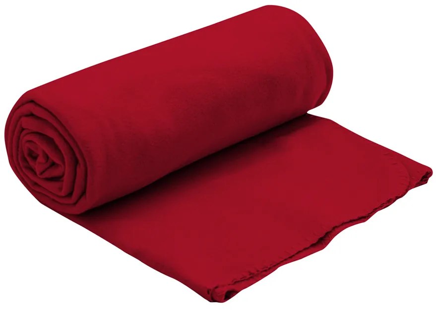 Patura fleece rosu Dimensiune: 150 x 200 cm