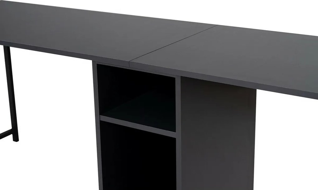 Birou Twin Antracit și Negru