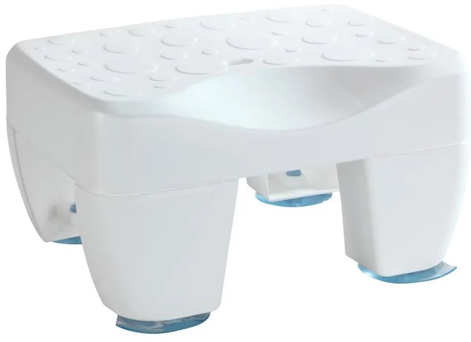 WENKO SECURA - Scaun pentru cadă, 40 x 31 cm, alb/transparent - 73361100
