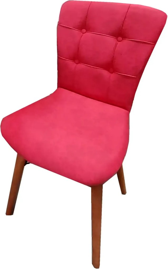 Scaun living tapitat rosu Beluga Homs