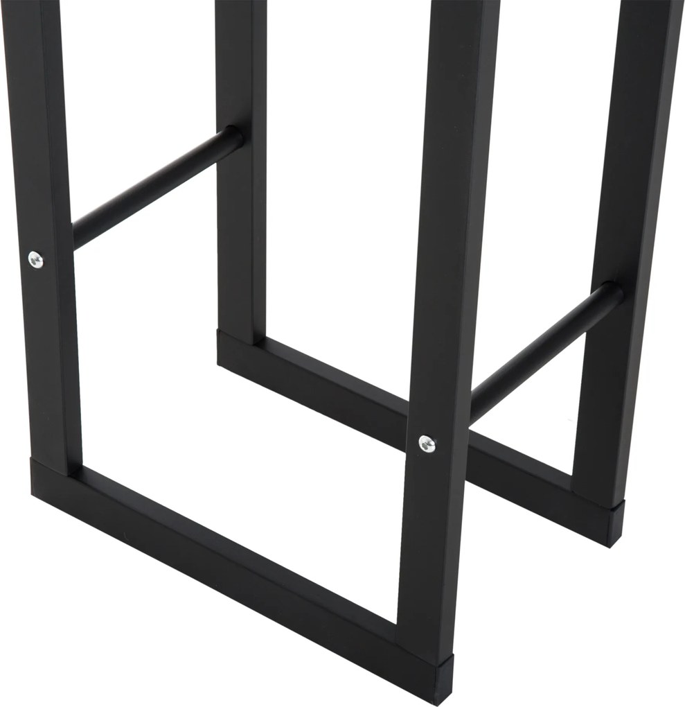 HOMCOM raft stocare lemne, vertical, de interior, 40x25x150cm | Aosom Romania