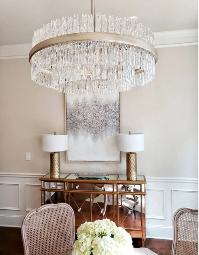 Candelabru LUX CHIME, design elegant, cu 8 surse de lumina