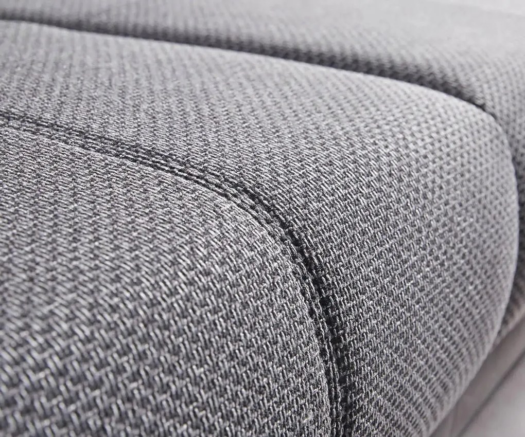 Canapea extensibilă dumonde cu 2 lăzi de depozitare si sezut confortabil din spuma high-density, Verona Magma Black 310x100 cm