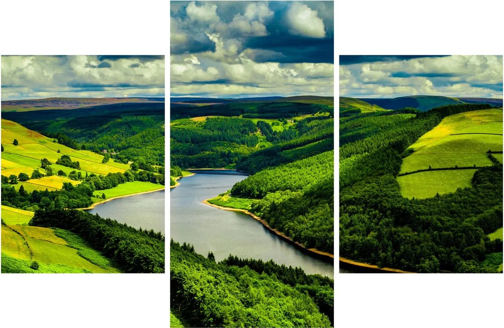 Tablou - Peisaj verde (90x60 cm)