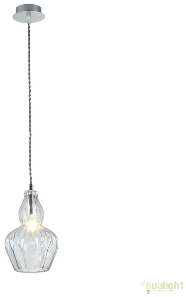 Pendul modern din sticla Eustoma, transparent MYMOD238-PL-01-TR