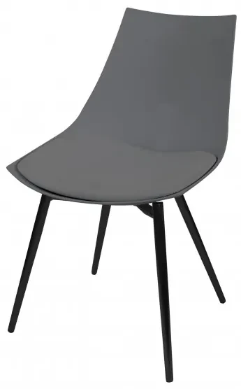 Set 4 scaune Dakota gri/negru