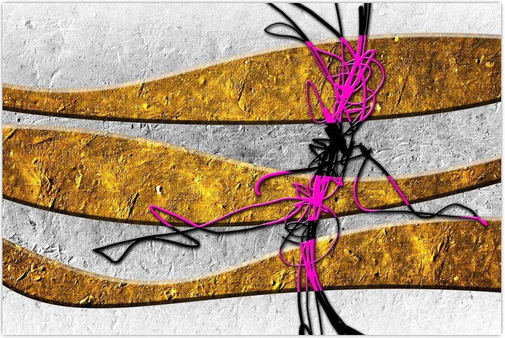 Tablou cu abstracție (90x60 cm)