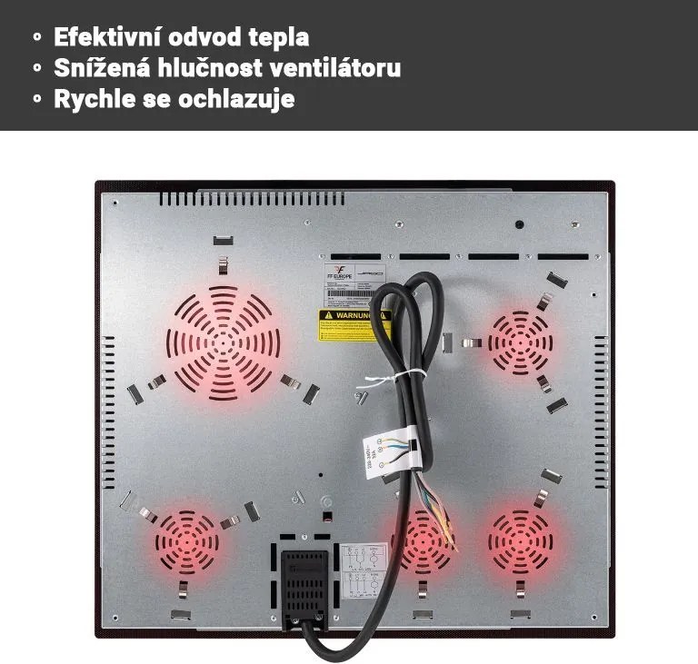 JAGO Plită ceramică din sticlă, 6800 W