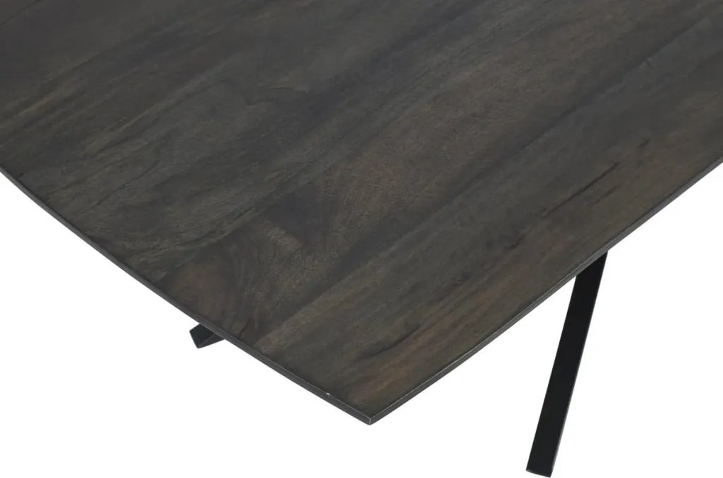 Masa de sufragerie, Lemn de mango, Maro inchis, SIGNUM 220cm