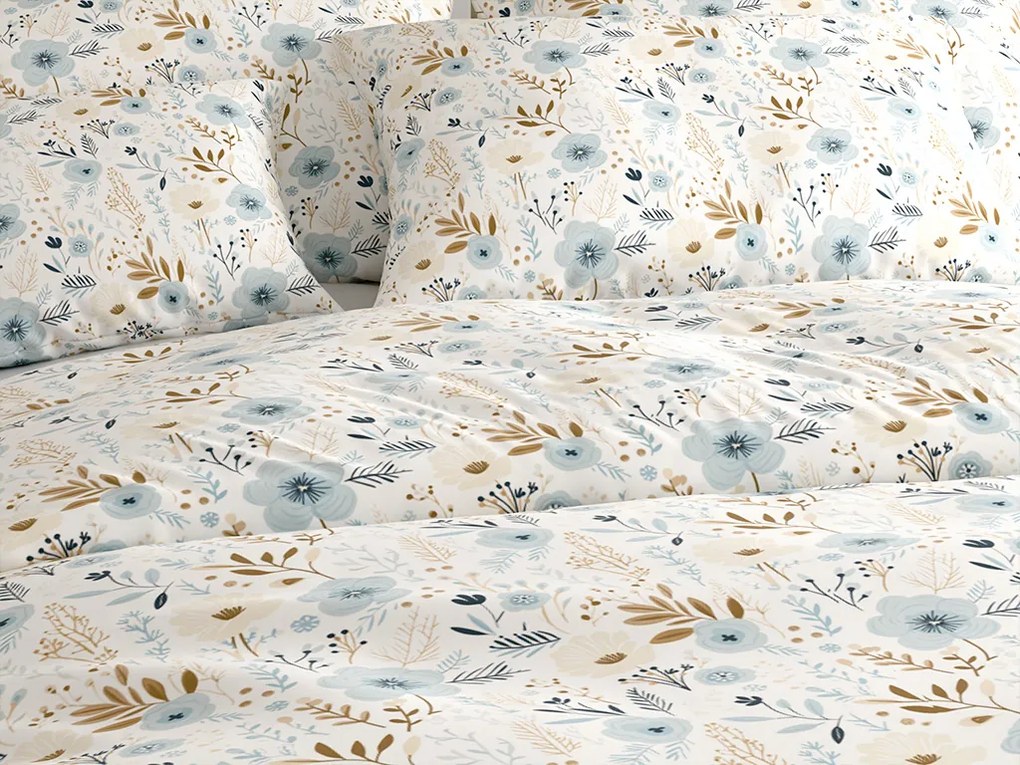 Lenjerie de pat din policoton AZUREA modelata Dimensiune lenjerie de pat: 70 x 90 cm | 140 x 220 cm