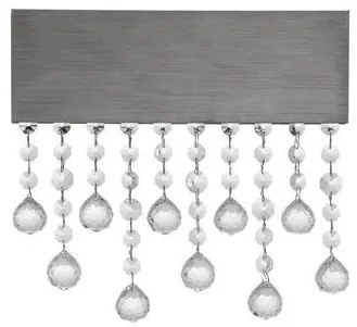 Aplica LED de perete stil elegant CRISTA titan
