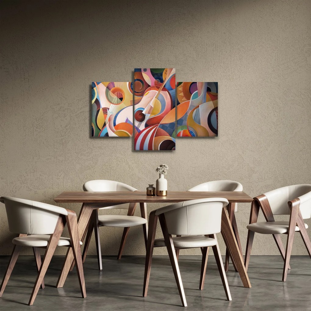 Tablou - Abstract muzical (90x60 cm)