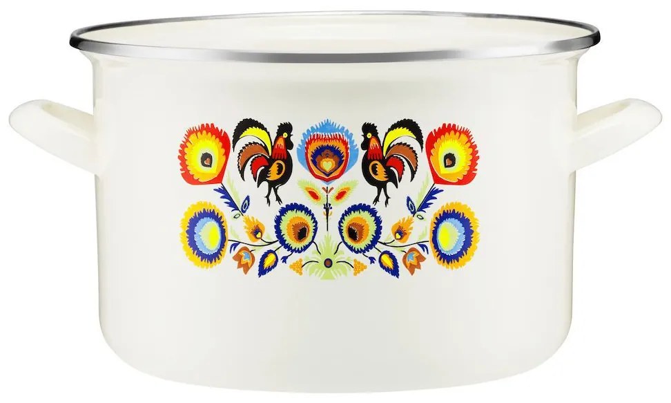 Oala email 24cm, 7L Folk