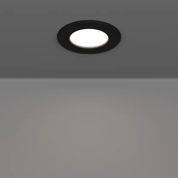 Eglo 901425 - Set 3x LED RGBW plafonieră încastrată FUEVA-Z LED/2,8W/230V 8,8cm IP44 neagră