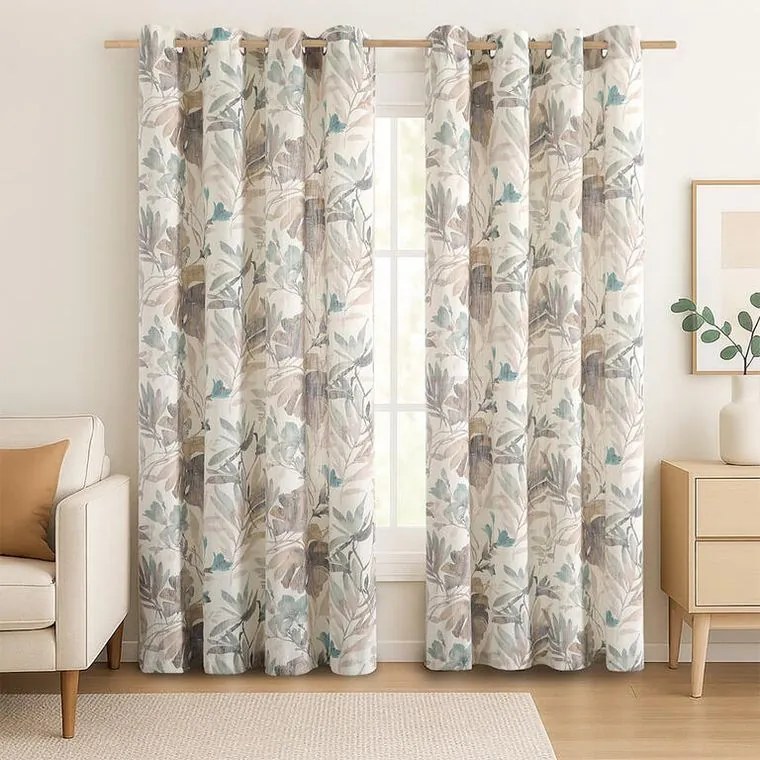 decoDoma Draperie decorativă CELESTA albă 135 x 250 cm 1 buc