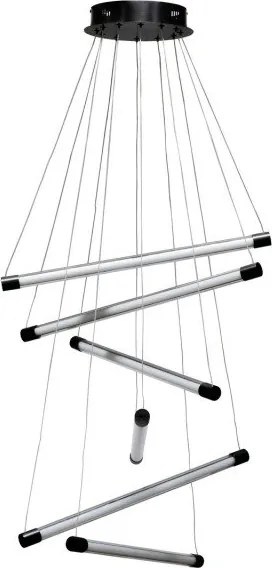 Lustra LED casa scarii design modern Palos 6 3-Step DIMM Bk
