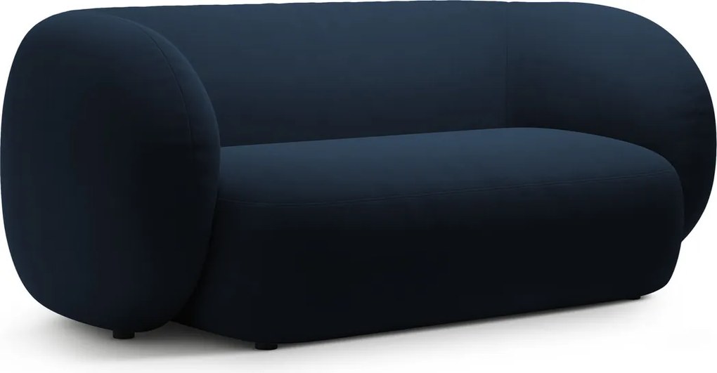 Canapea modulara 2 locuri, Kate, Micadoni, 183x99x76 cm, catifea, albastru regal