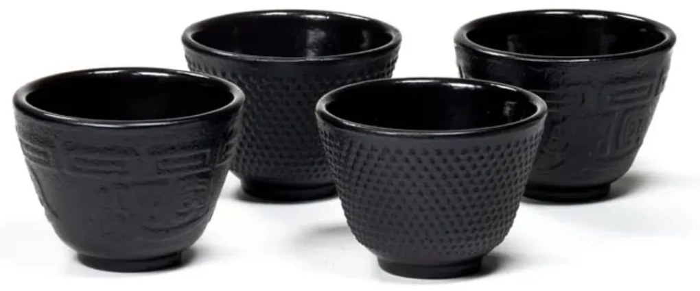 Set 4 Cupe din fonta pentru ceai, 65ml 4
