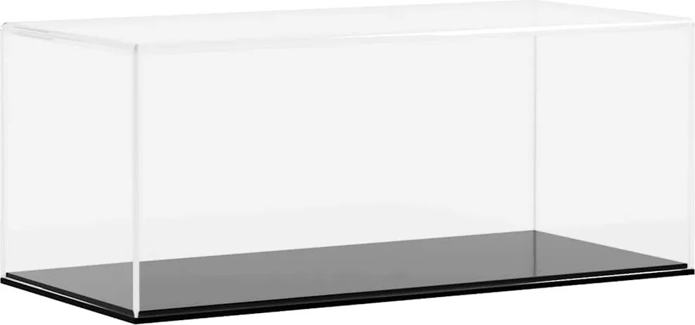 vidaXL Cutie de prezentare, transparent, 34x16x14 cm, acril