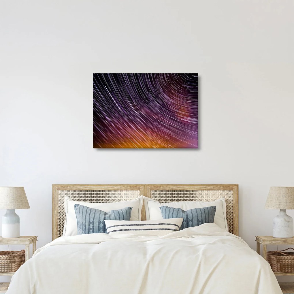 Tablou cu stele șterse pe cer (70x50 cm)