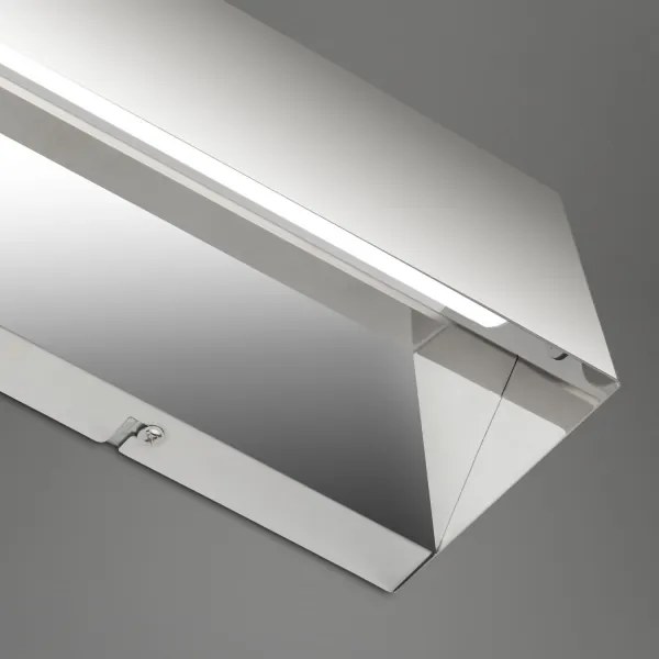 Aplică LED de exterior Briloner 2204-018 LED/8W/230V IP44 crom