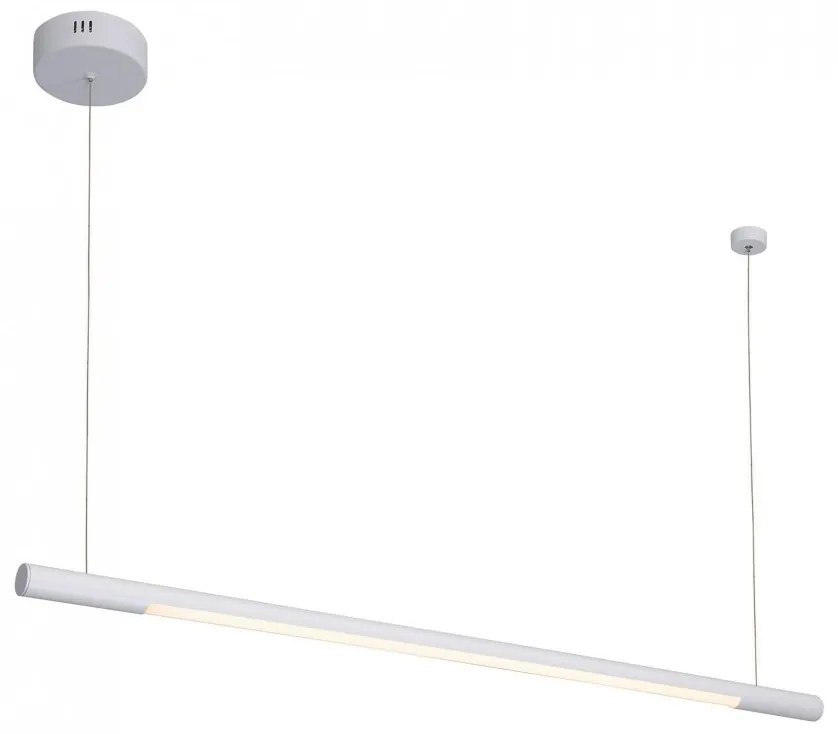 Lustra LED liniara, suspendata Organic 100cm, alb P0357 MX
