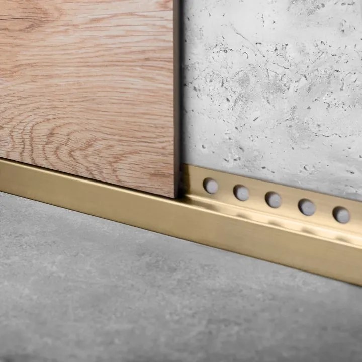 Banda frontala pentru cadita de dus 130cm auriu periat