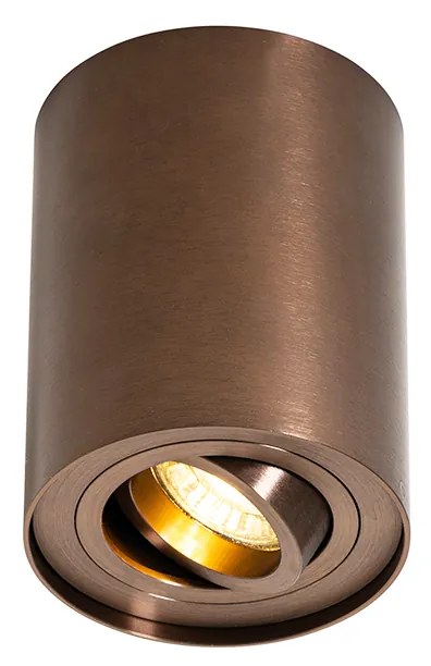 Spotlight modern de tavan bronz închis, inclinabil și rotativ - Rondoo Up