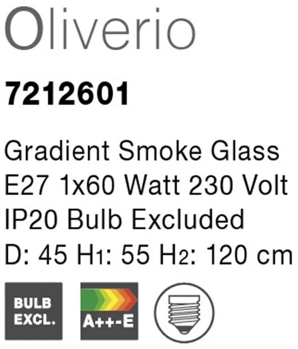 Lustra / Pendul design modern 45cm Oliverio NVL-7212601