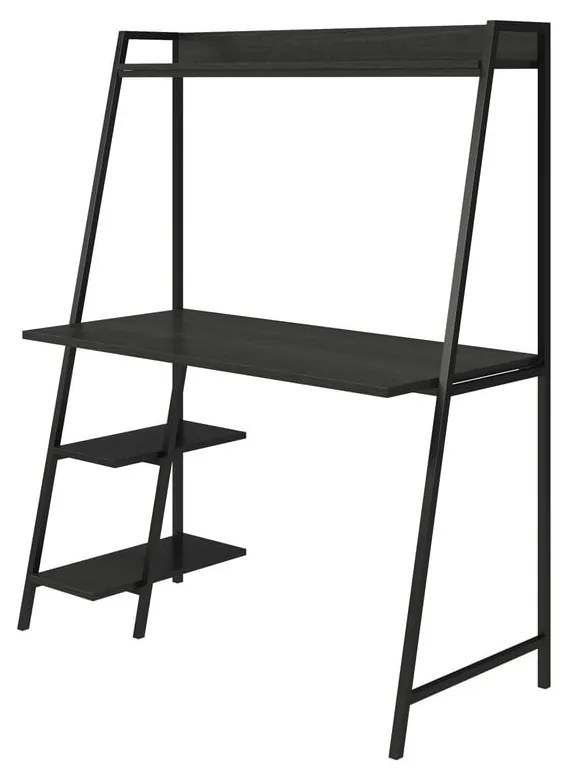 Birou de perete cu blat cu aspect de lemn de stejar 51x111 cm Bushwick – Novogratz