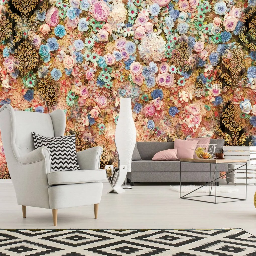 Fototapet - Flori colorate (152,5x104 cm)